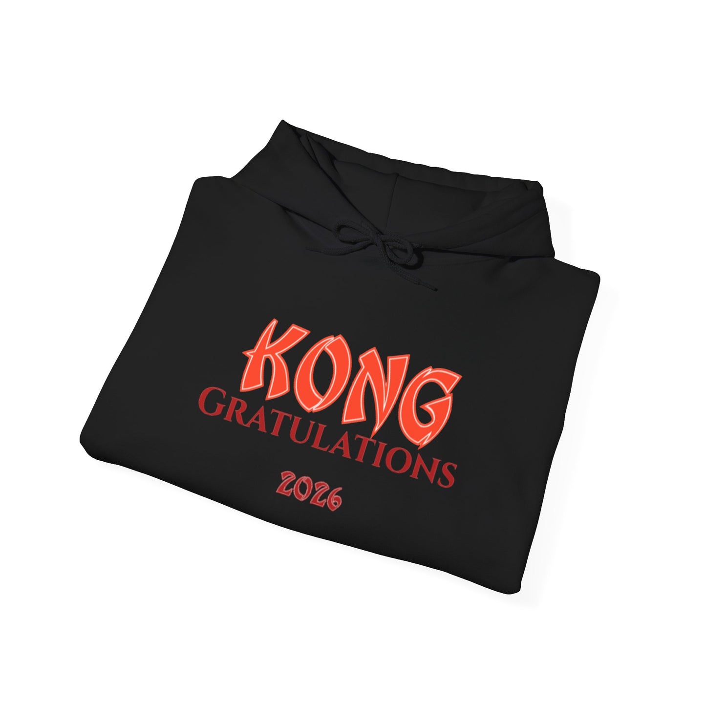 Graduation Hoodie — "Kong Gratulations 2026" Commencement Sweatshirt