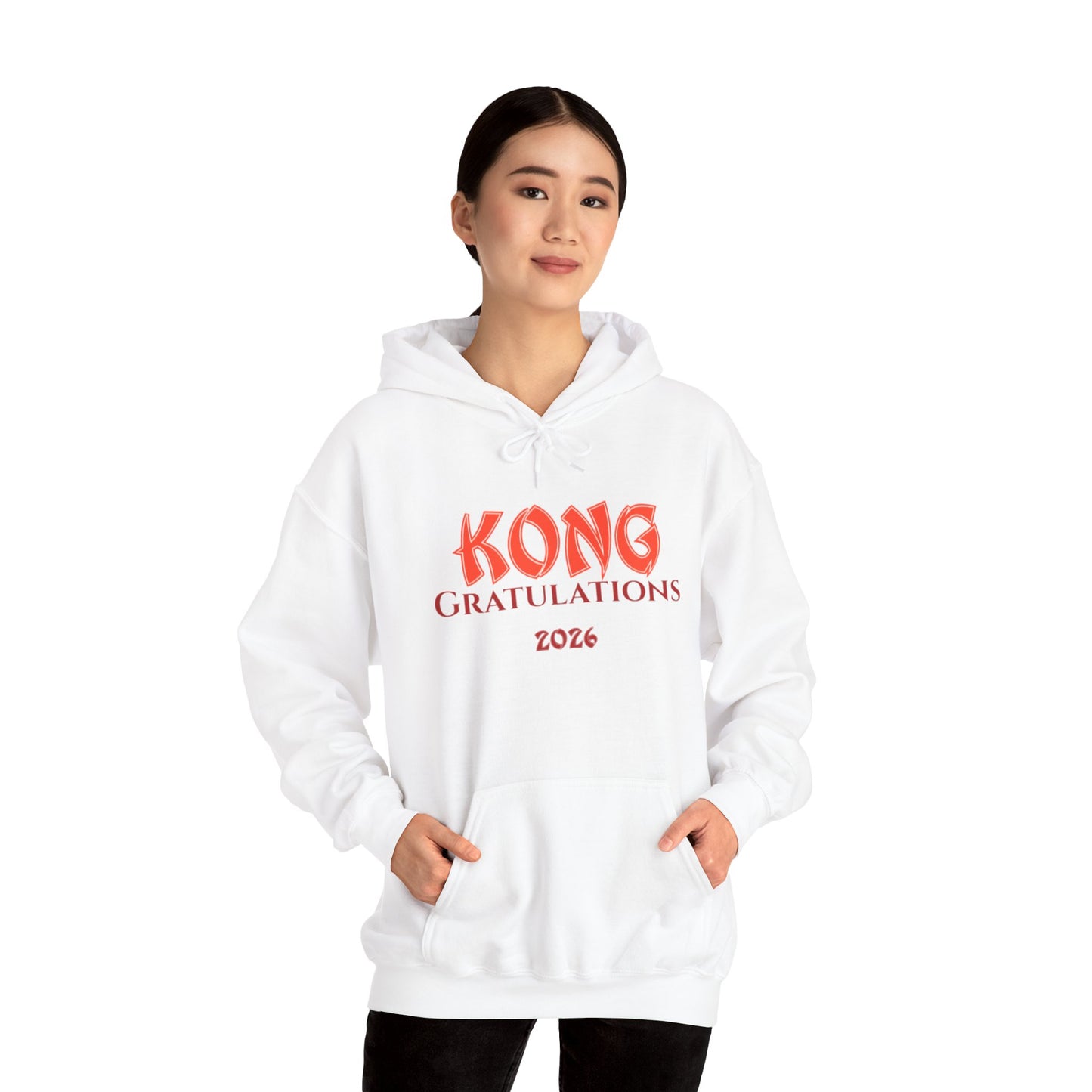 Graduation Hoodie — "Kong Gratulations 2026" Commencement Sweatshirt