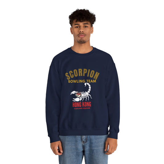 Scorpion Bowling Team Sweatshirt — Hong Kong Retro Scorpion Graphic Crewneck
