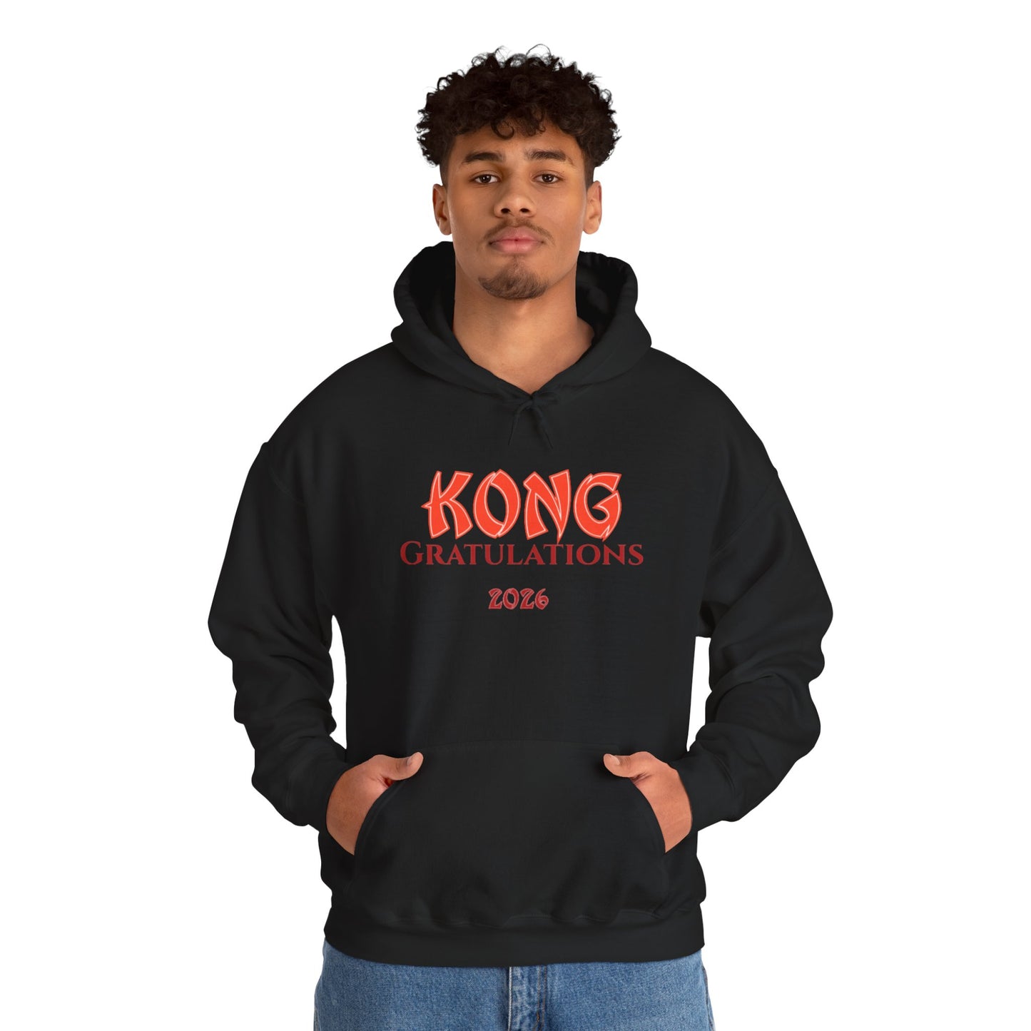 Graduation Hoodie — "Kong Gratulations 2026" Commencement Sweatshirt