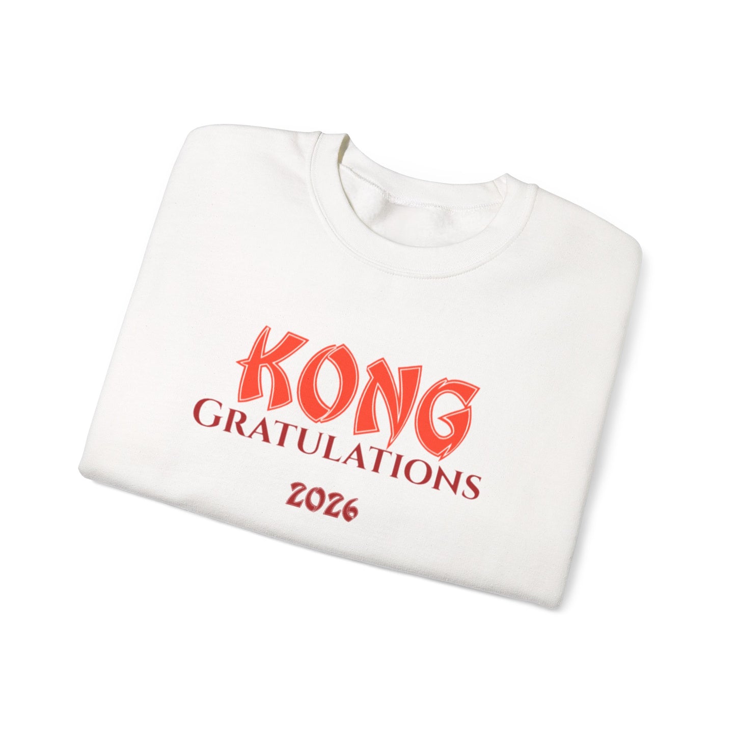 Congratulations 2026 Crewneck Sweatshirt - "KONG" Graduation Celebration