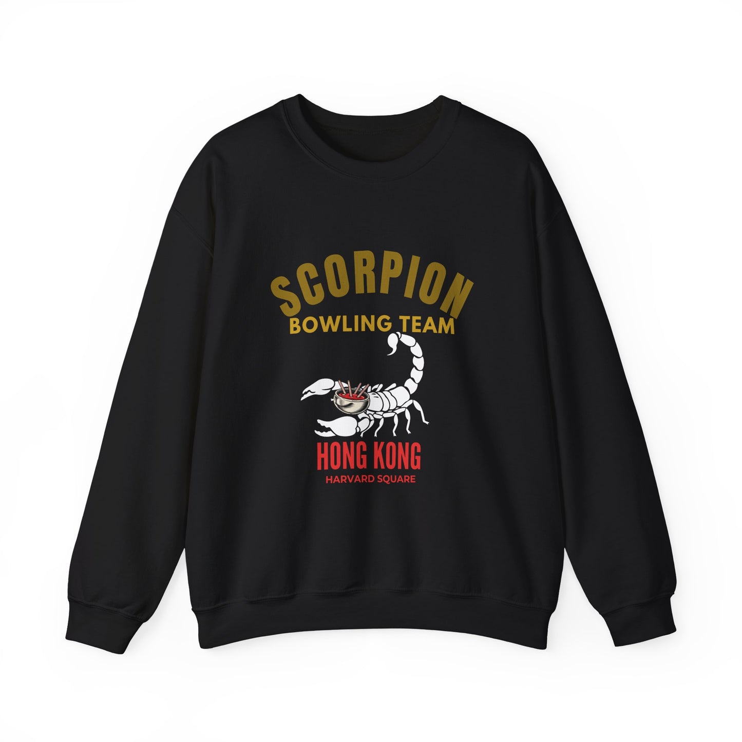 Scorpion Bowling Team Sweatshirt — Hong Kong Retro Scorpion Graphic Crewneck