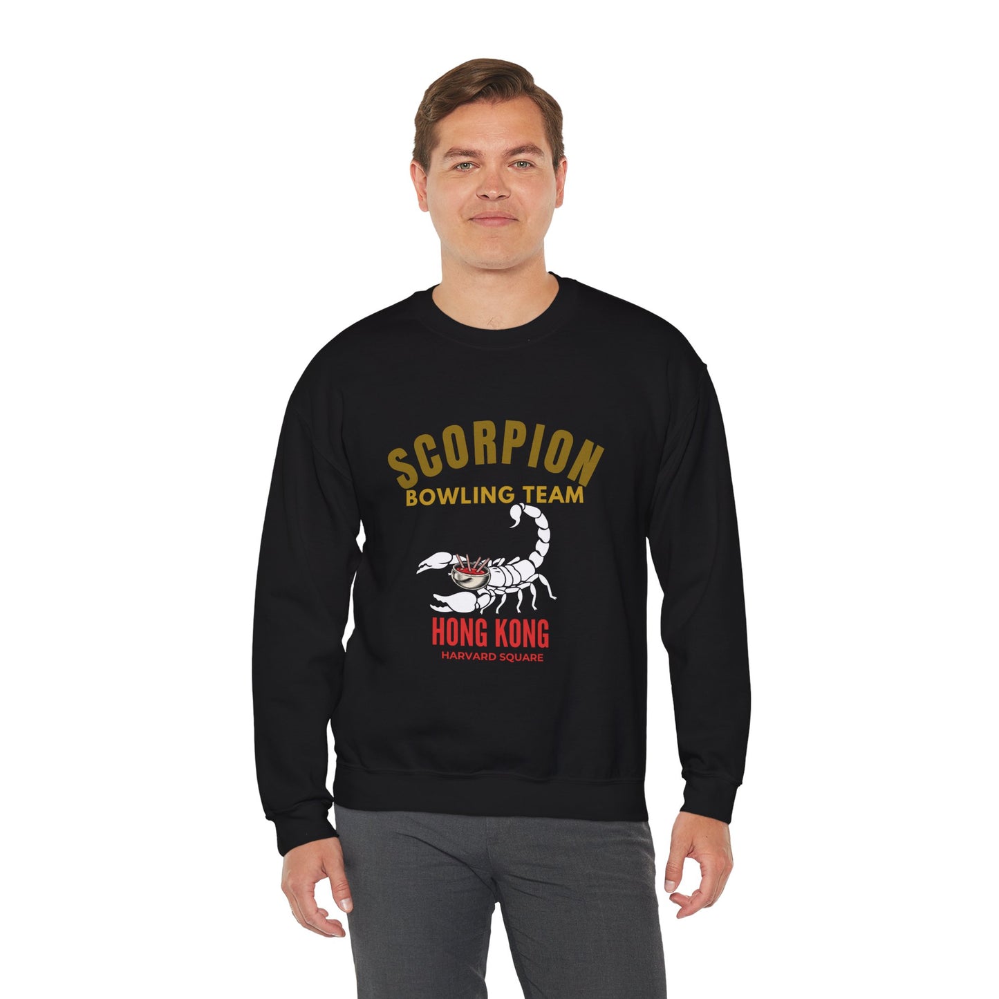 Scorpion Bowling Team Sweatshirt — Hong Kong Retro Scorpion Graphic Crewneck