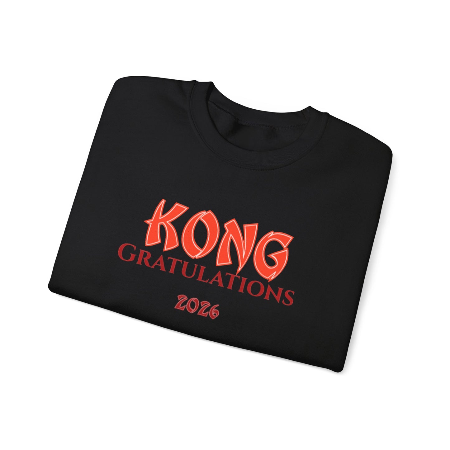 Congratulations 2026 Crewneck Sweatshirt - "KONG" Graduation Celebration