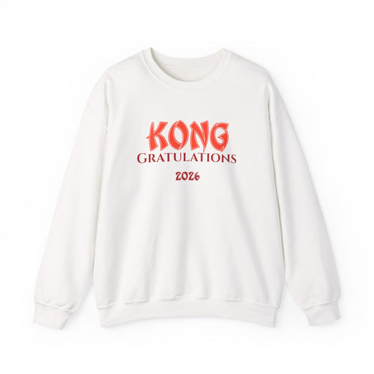 Congratulations 2026 Crewneck Sweatshirt - "KONG" Graduation Celebration