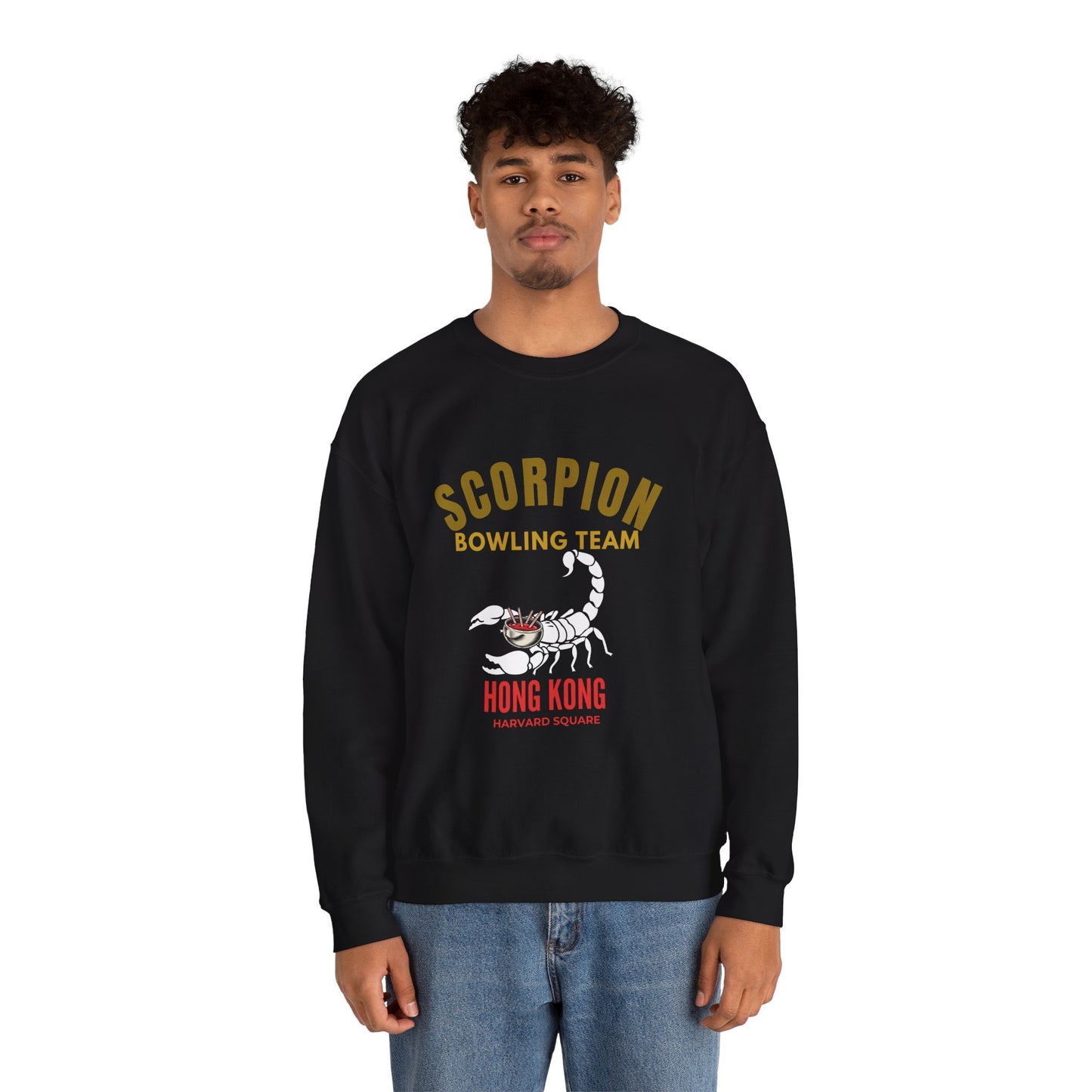 Scorpion Bowling Team Sweatshirt — Hong Kong Retro Scorpion Graphic Crewneck