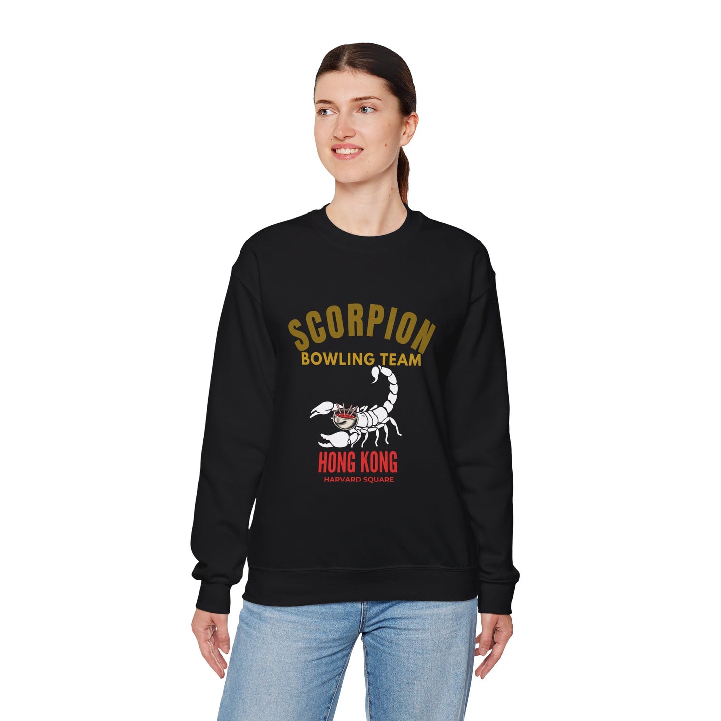Scorpion Bowling Team Sweatshirt — Hong Kong Retro Scorpion Graphic Crewneck
