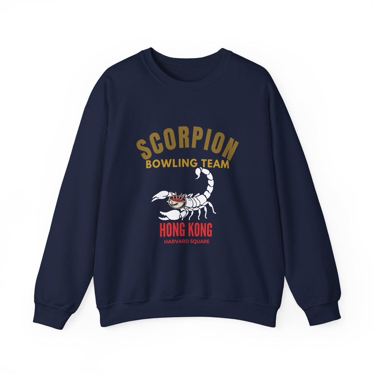 Scorpion Bowling Team Sweatshirt — Hong Kong Retro Scorpion Graphic Crewneck